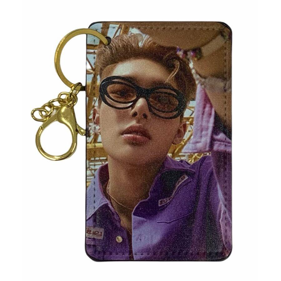 ミンギ ATEEZ エイティーズ IC カード ケース 韓流 グッズ fz037-2