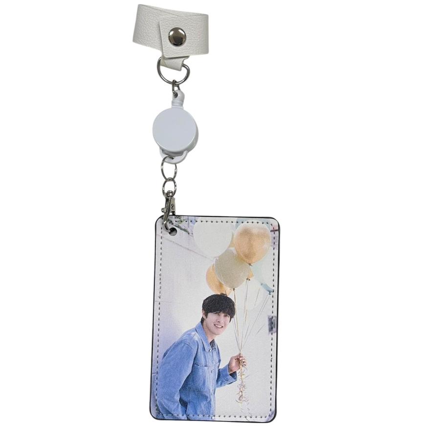 キムヒョンジュン パスケース Qoo10] キムヒョンジュン ICカードケース パス