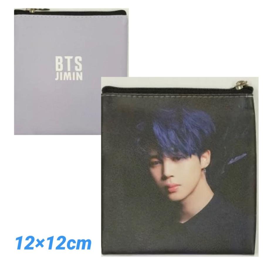 印象のデザイン ジミン Bts 防弾少年団 柔らかい 合皮製 ミニ ポーチ 小物入れ 韓流 グッズ Gj005 1