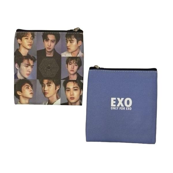 EXO エクソ 柔らかい 合皮製 ミニ ポーチ 小物入れ 韓流 グッズ gj019 
