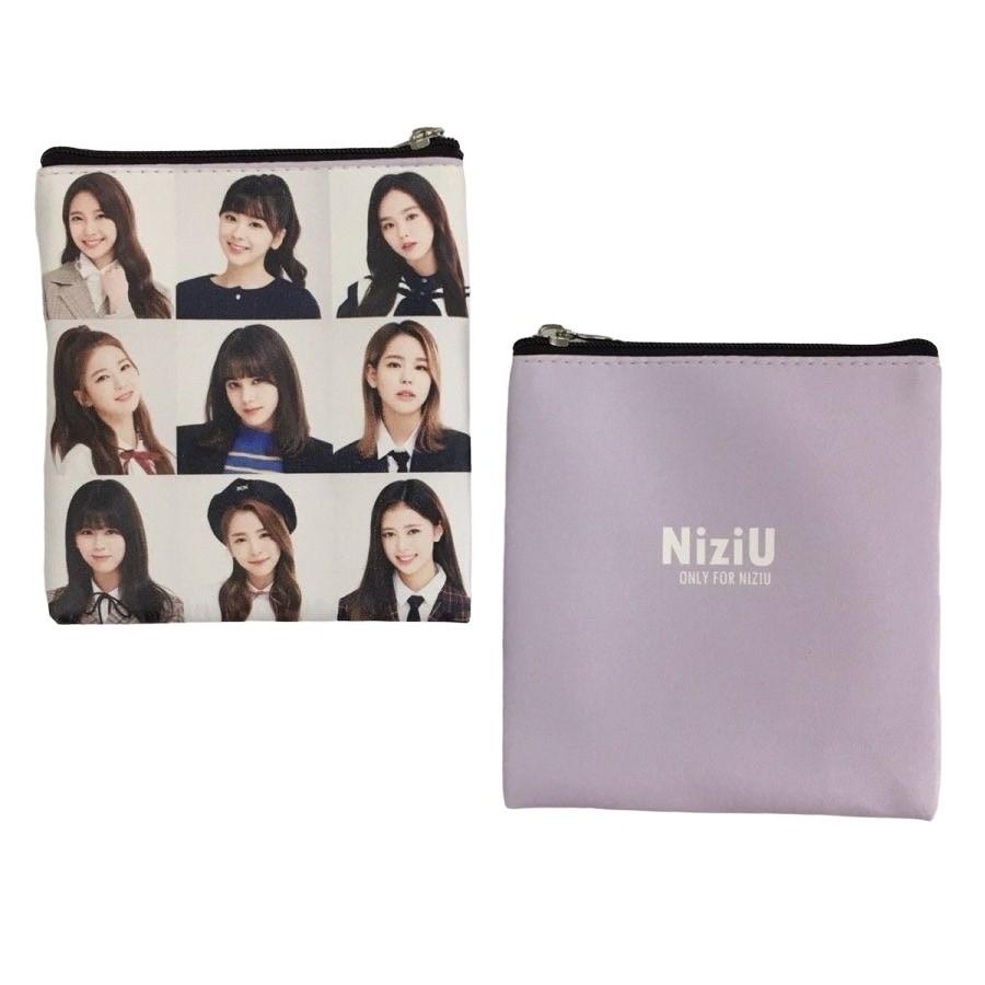 NiziU ニジュー 柔らかい 合皮製 ミニ ポーチ 小物入れ 韓流 グッズ