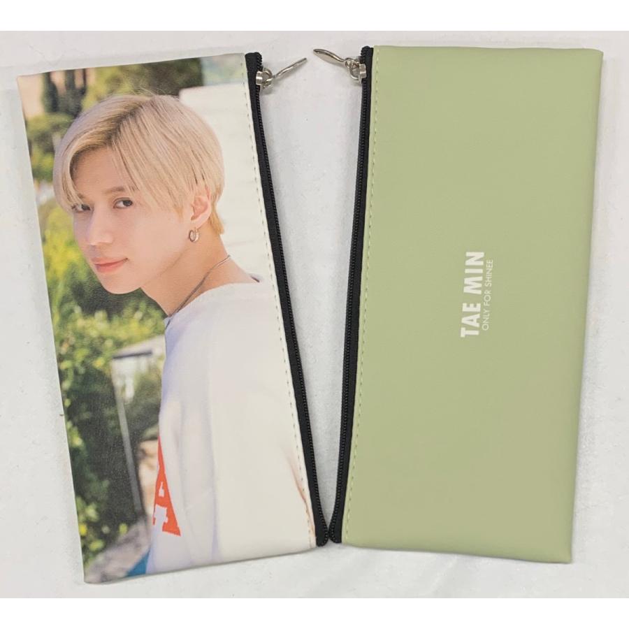 テミン SHINee シャイニー 柔らかい 合皮製 ペンケース ポーチ 小物