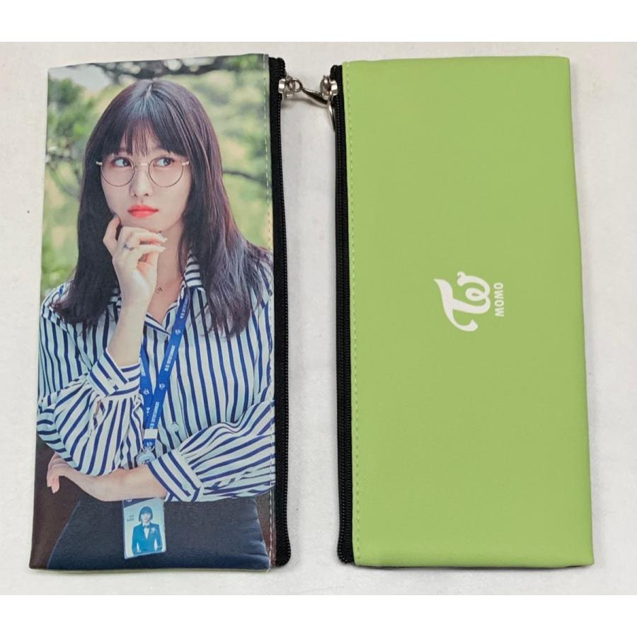 660円 オーバーのアイテム取扱 ジヒョ Twice トゥワイス 柔らかい 合皮製 ペンケース