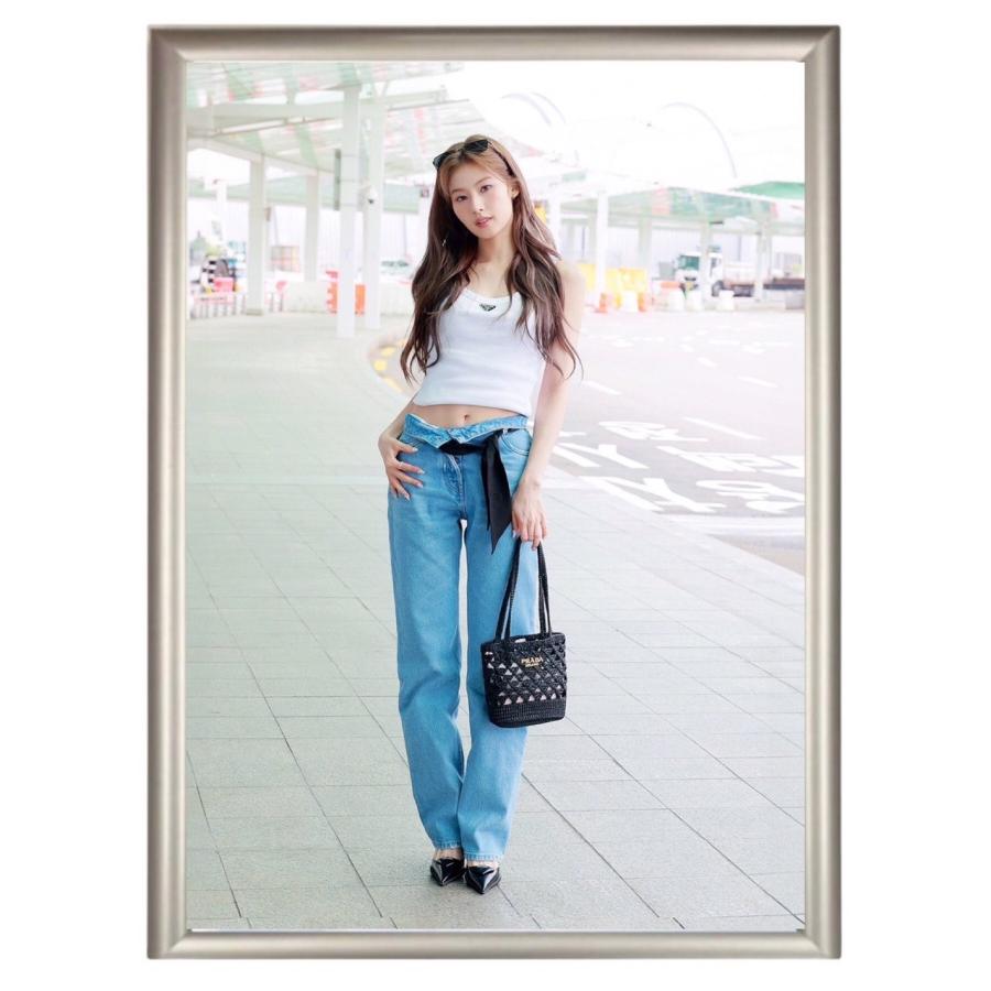 サナ TWICE トゥワイス フォトプレート 額入り 写真 A4サイズ 韓流