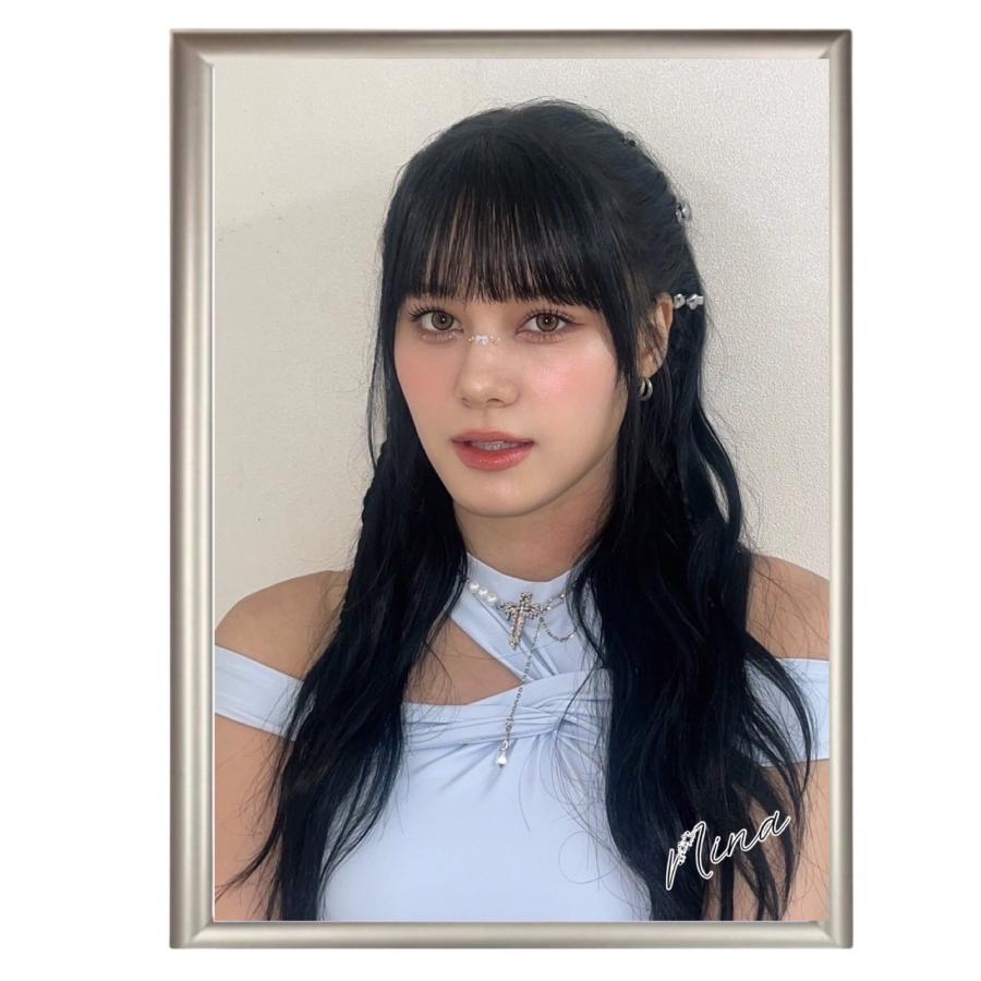 ニナ NiziU ニジュー フォトプレート 額入り 写真 A4サイズ 韓流