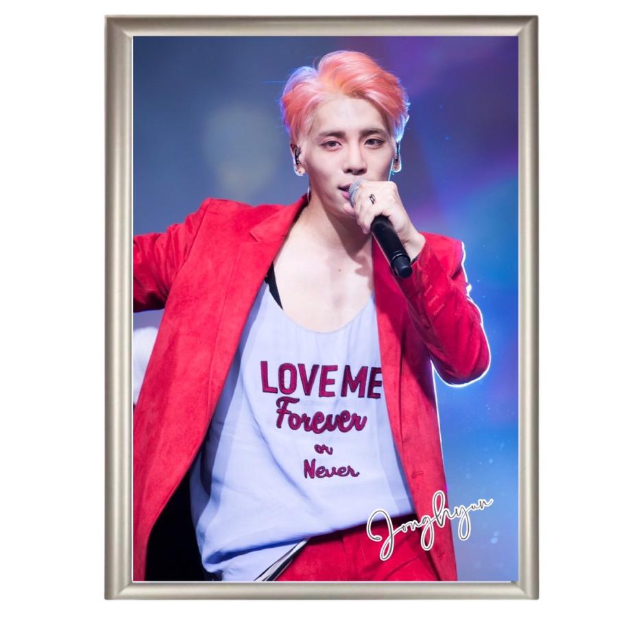 ジョンヒョン SHINee シャイニー フォトプレート 額入り 写真 A4サイズ