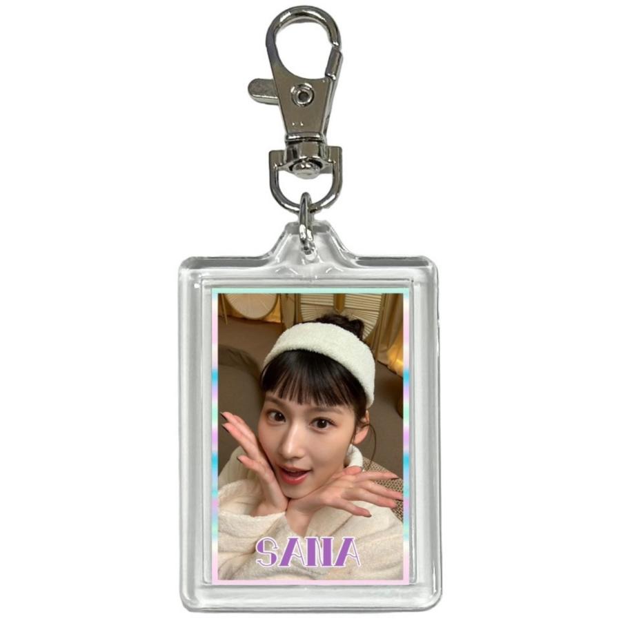 サナ TWICE トゥワイス 写真入り キーホルダー 韓流 グッズ jf126-3