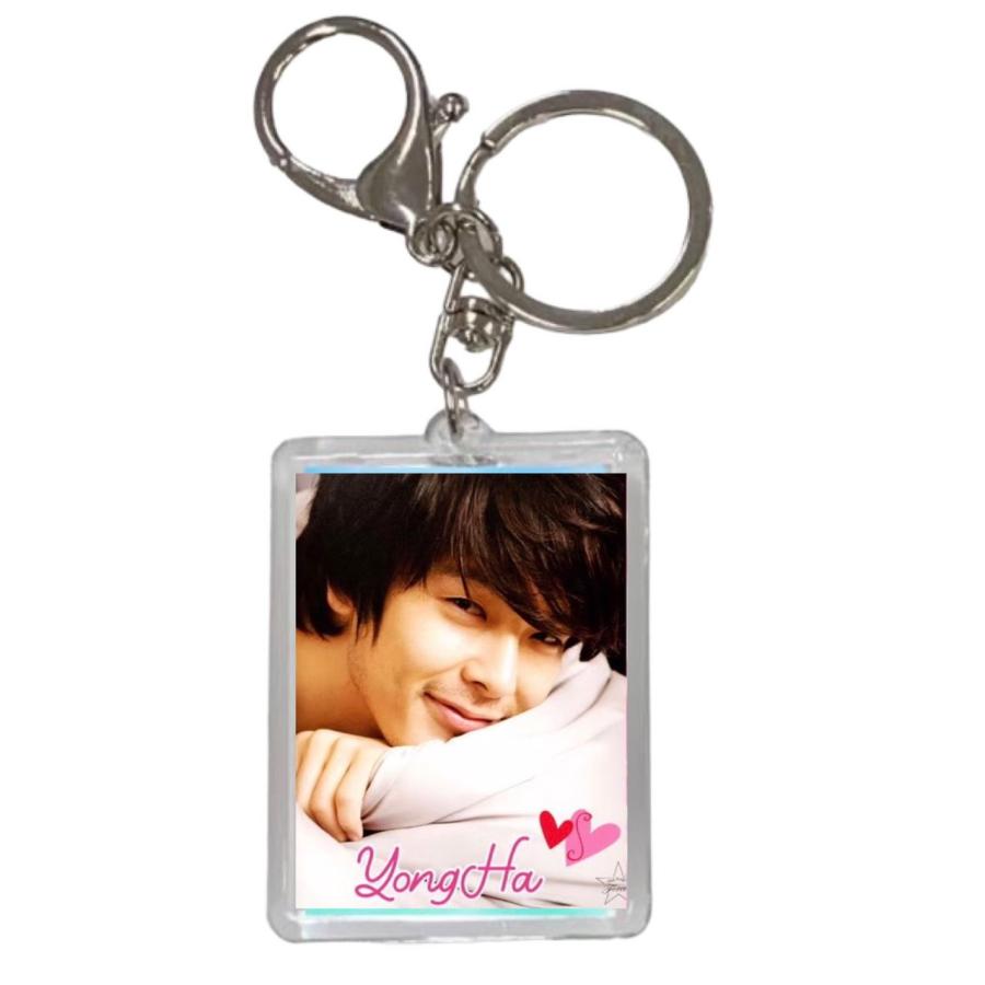 384円 １着でも送料無料 パクヨンハ 写真入り キーホルダー 韓流 グッズ Js038 1