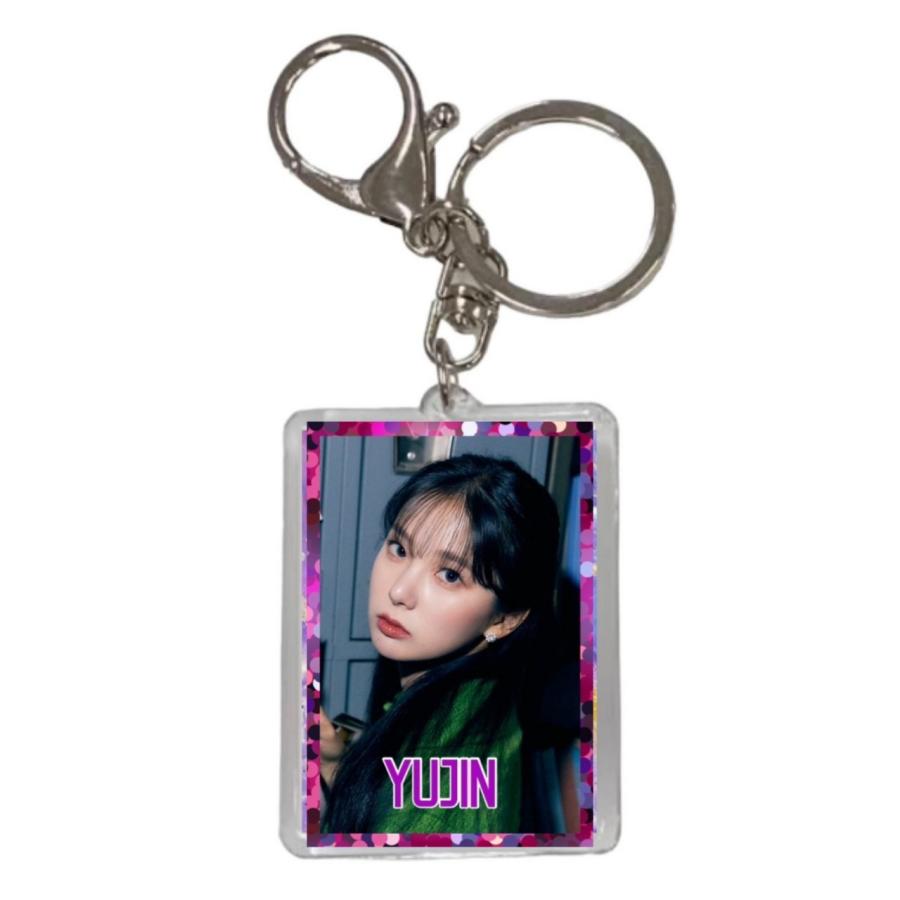 ユジン Kep1er ケプラー 両面 写真入り キーホルダー 韓流 グッズ