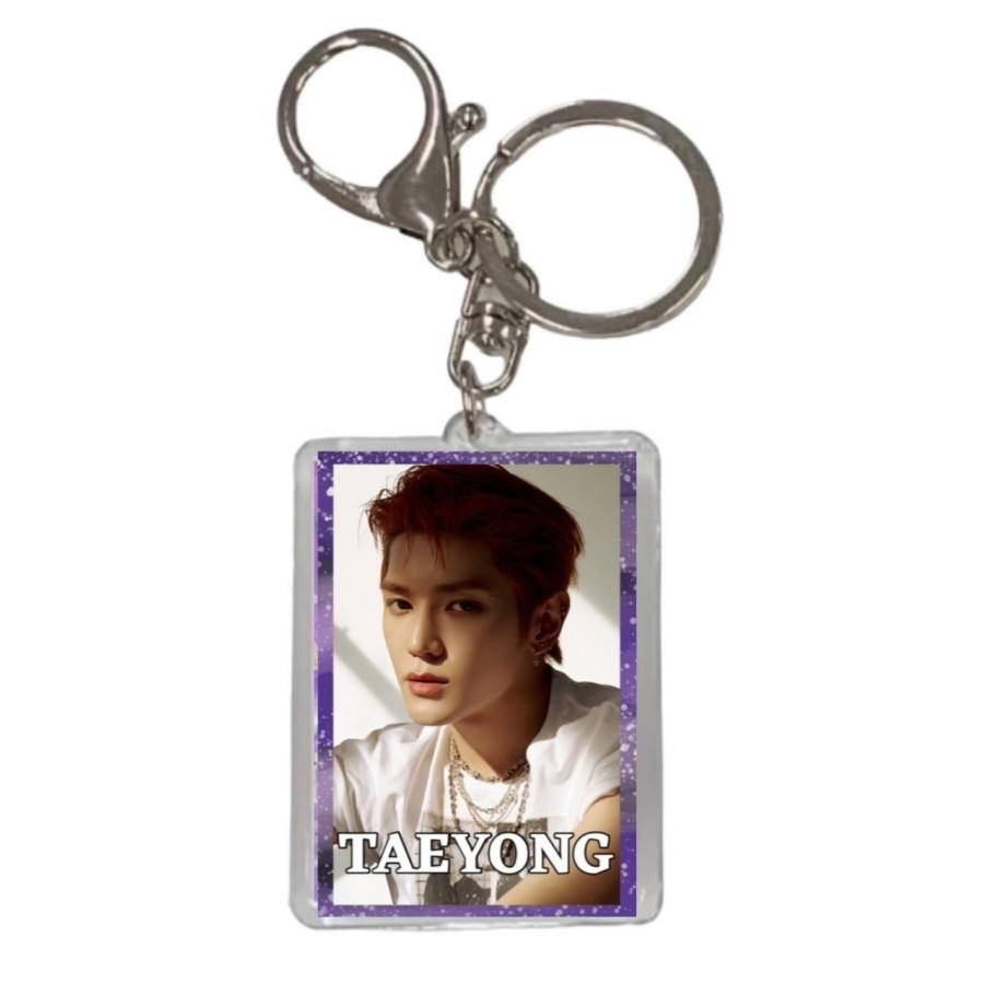 テヨン NCT127 両面 写真入り キーホルダー 韓流 グッズ js187-1