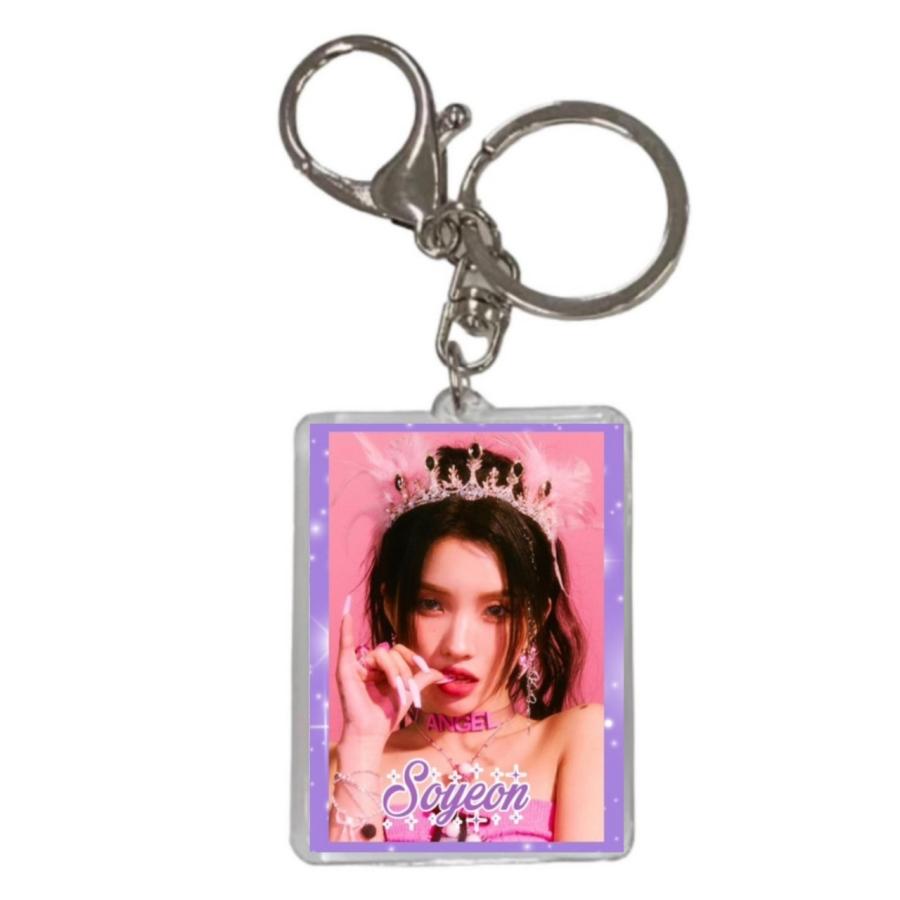 ソヨン (G)I-DLE ジーアイドル 写真入り キーホルダー 韓流
