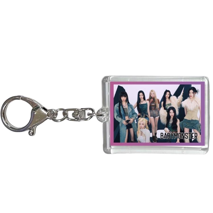 BABYMONSTER ベイビーモンスター 両面 写真入り キーホルダー 韓流