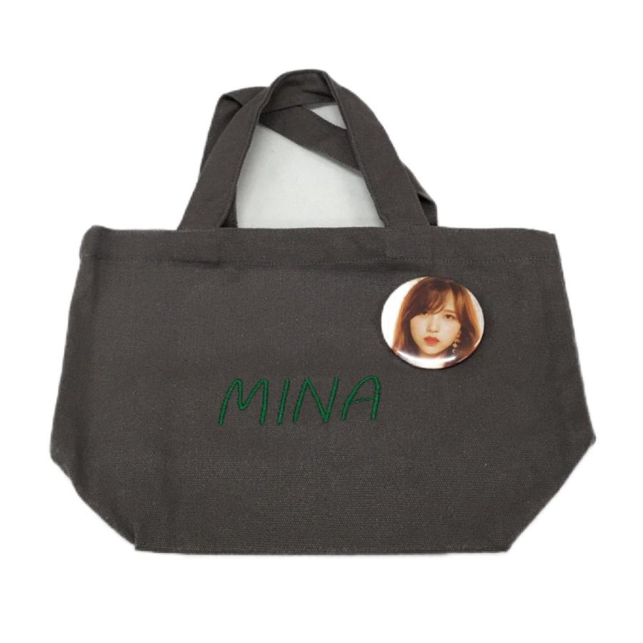 TWICE ミナ缶バッジトートバッグ
