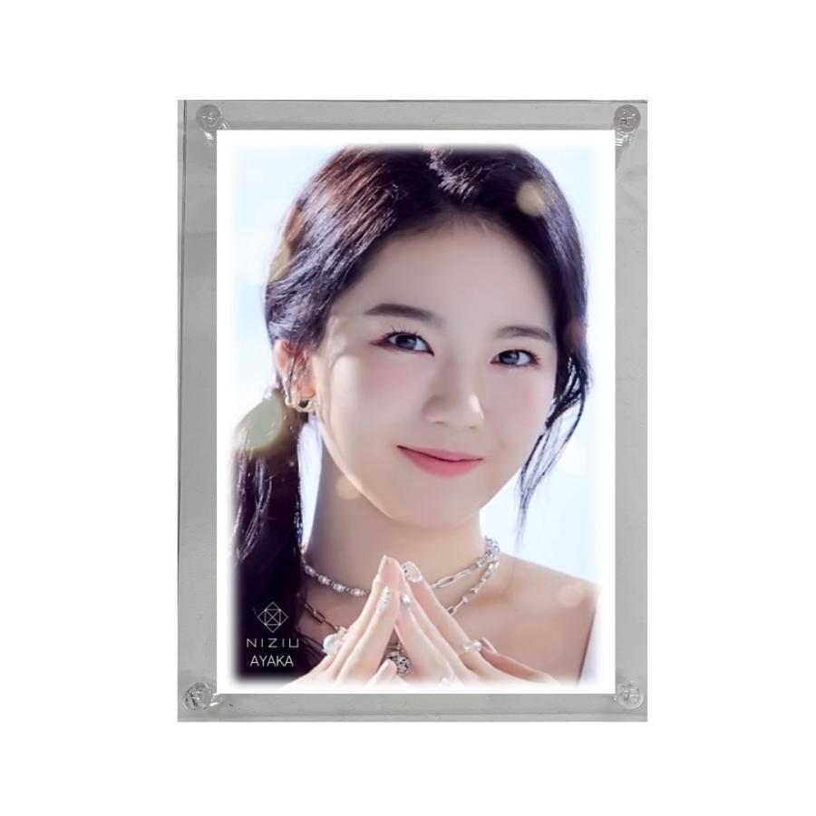 アヤカ NiziU ニジュー フォトフレーム 透明タイプ ポストカードサイズ