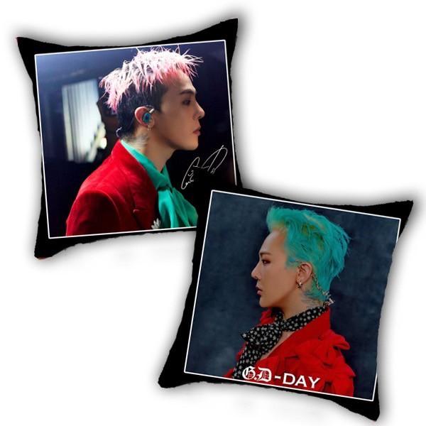 25 Off 中綿無し G Dragon ジードラゴン Bigbang ビッグバン クッション カバー 布製 両面 韓流 アイドル グッズ 韓国雑貨 Nad038 1