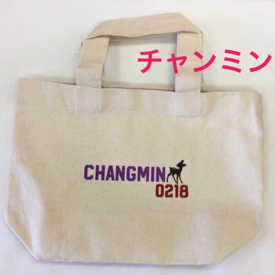 チャンミン 東方神起 Tvxq キャンバス ミニ バッグ ミニトート 韓流 グッズ 一部予約販売中