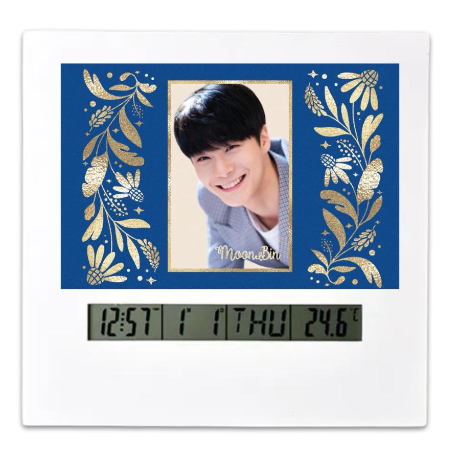 ASTRO ムンビン カレンダー2枚 ムンビン ASTRO アストロ フォトフレームクロック 置き時計 カレンダー