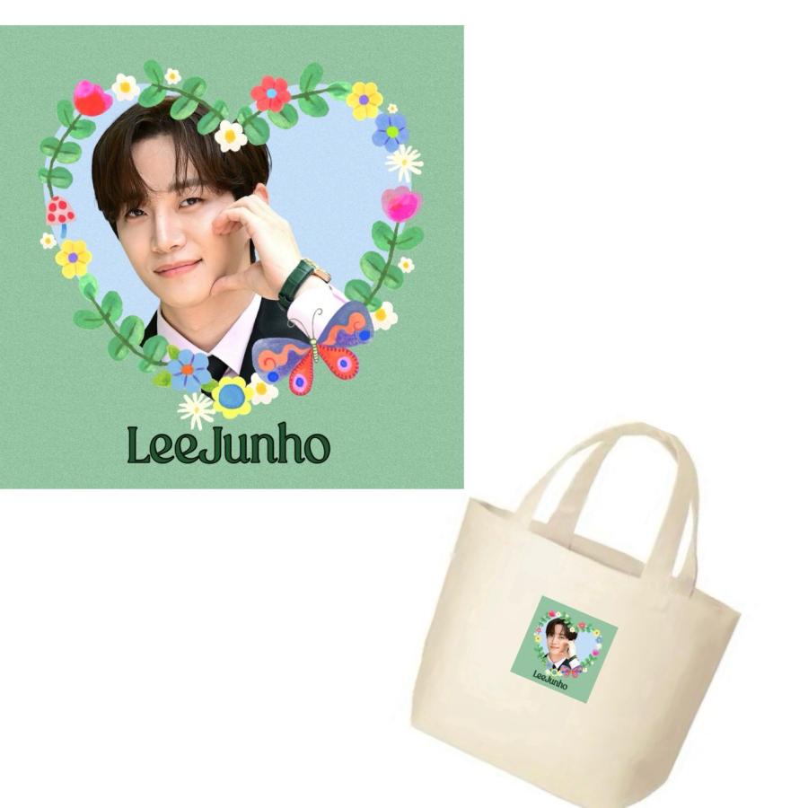 ジュノ 2PM 内ポケット付き キャンバス ミニ バッグ トートバッグ お