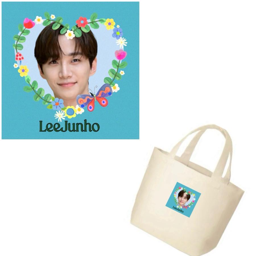 ジュノ 2PM 内ポケット付き キャンバス ミニ バッグ トートバッグ お