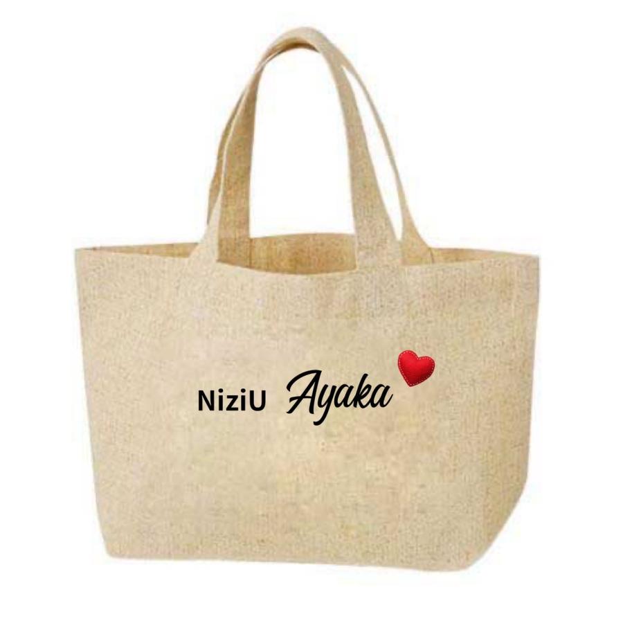 アヤカ Ayaka NiziU ニジュー キャンバス ミニ バッグ ミニトート お