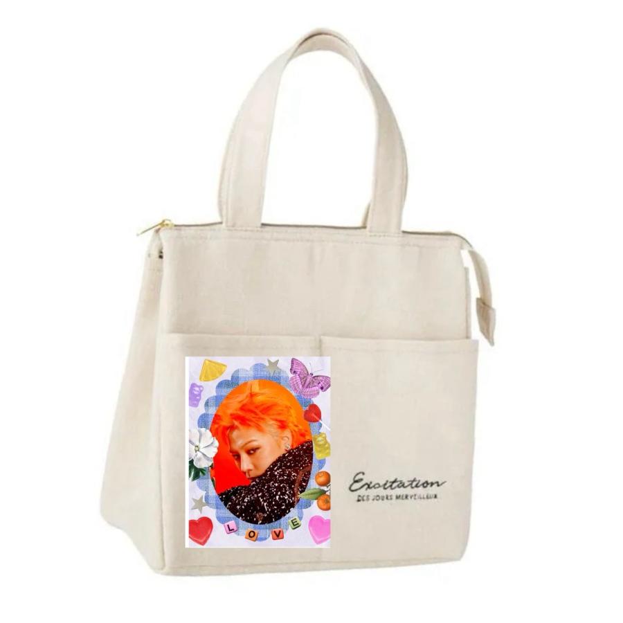 ※本日限定値下げ　BIGBANG G-DRAGON ジヨンソロコントートバッグ G-DRAGON ジードラゴン BIGBANG ビッグバン 保冷スクエアトートバッグ