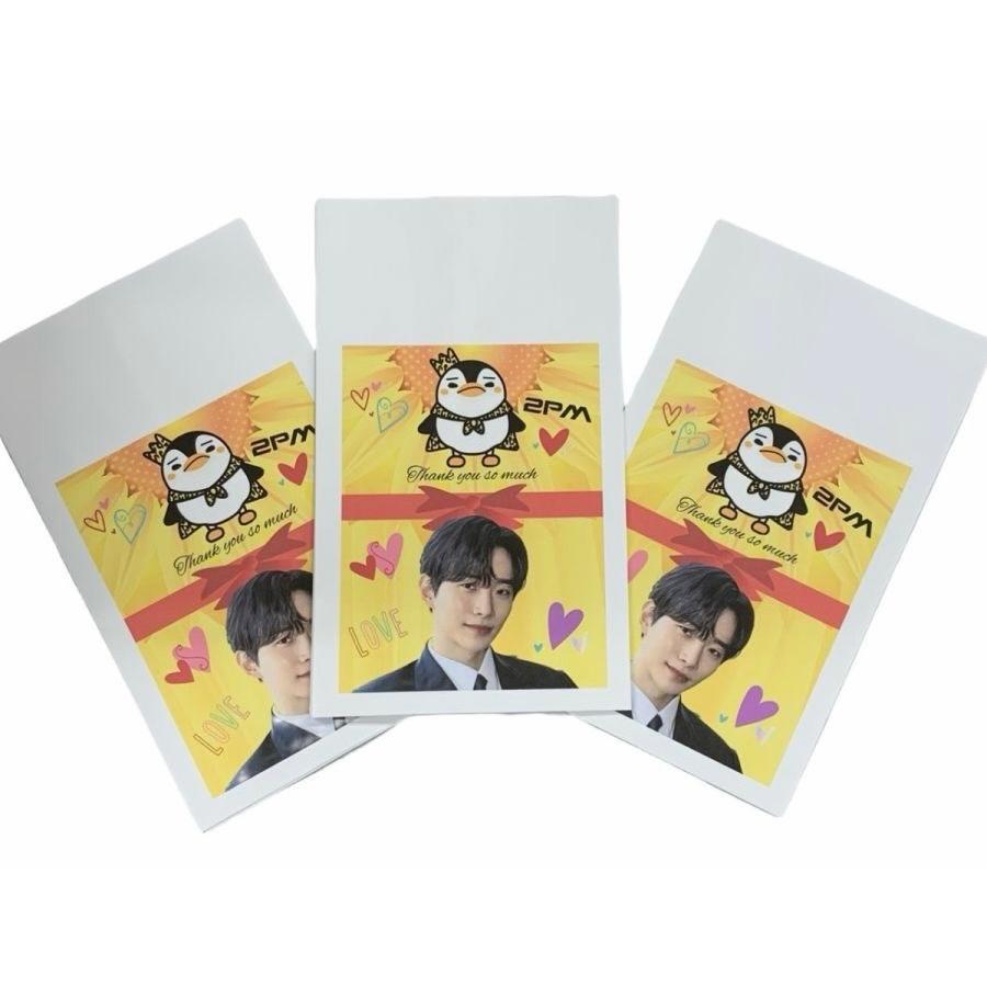10枚セット ジュノ 2PM クラフト袋 ソンムル袋 封筒 紙袋 小袋 13.5