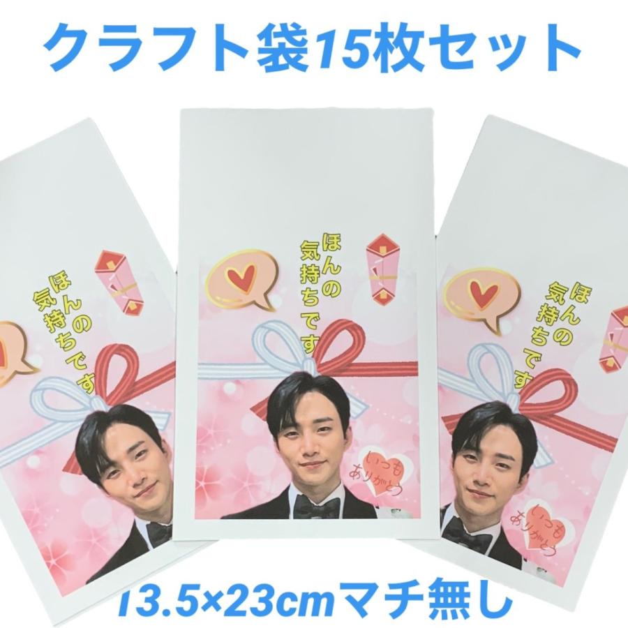 300円 最大64 オフ 2pm ジュノ ほんの気持ち クラフト袋 封筒 紙袋 15枚セット 韓流 グッズ Pb007 3