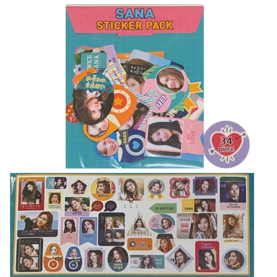 買収 サナ Twice トゥワイス ステッカーパック シール 韓流 グッズ Pc001 2