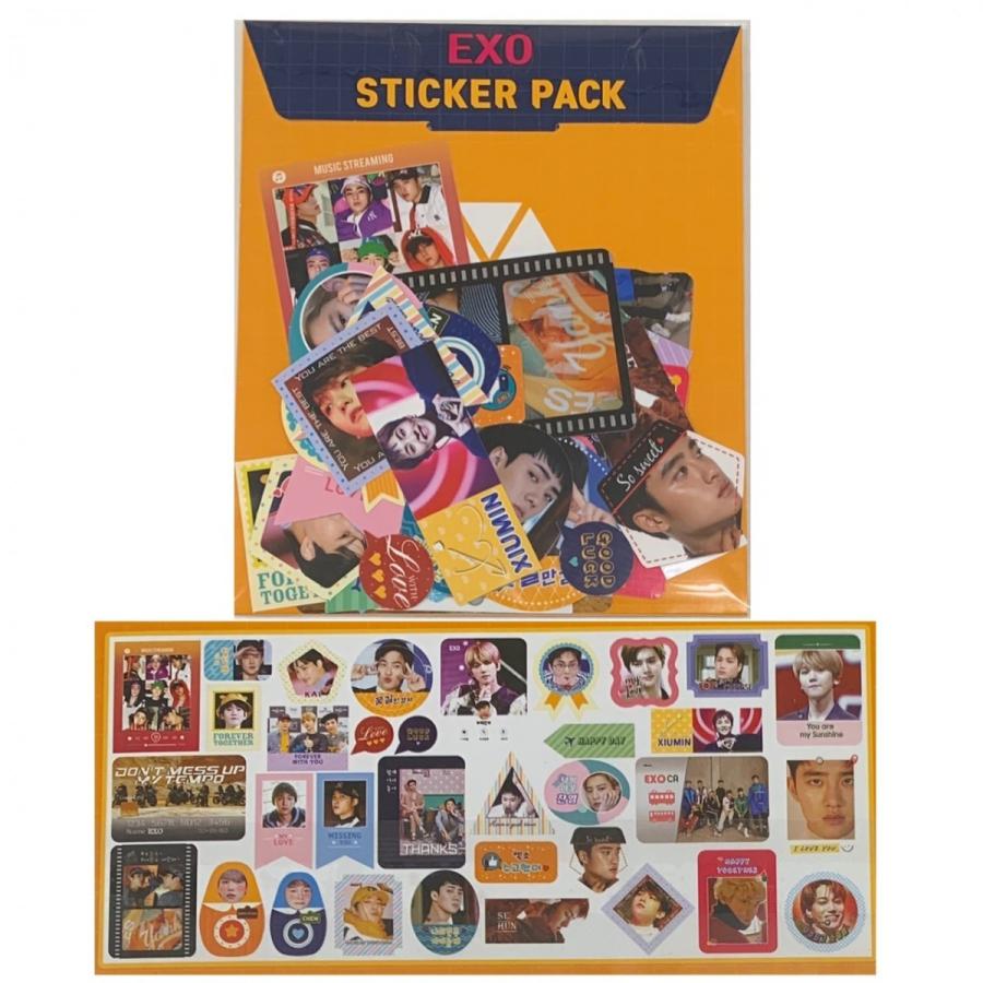 Exo エクソ ステッカーパック シール 韓流 グッズ Pc008 0 Pc008 0 アンジーソウル 通販 Yahoo ショッピング