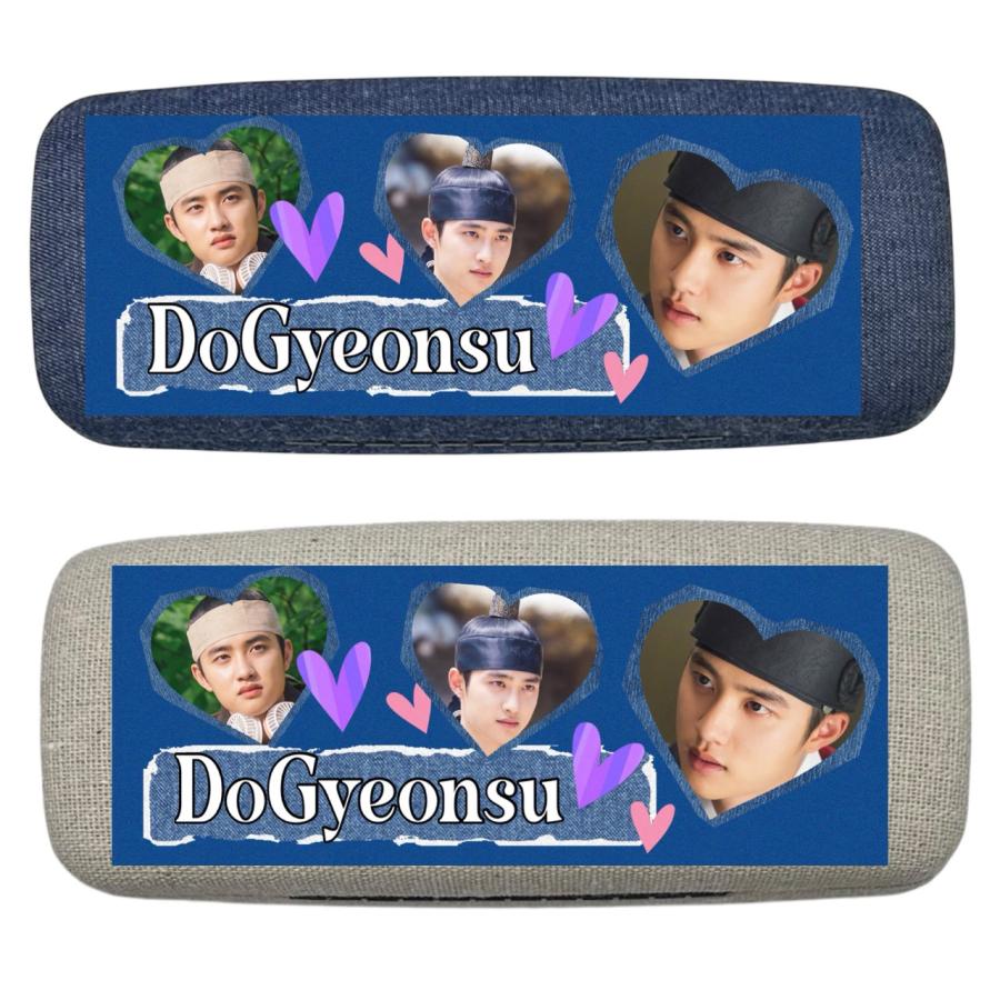 ドギョンス ディオ D.O エクソ EXO メガネケース デニム リネン 眼鏡