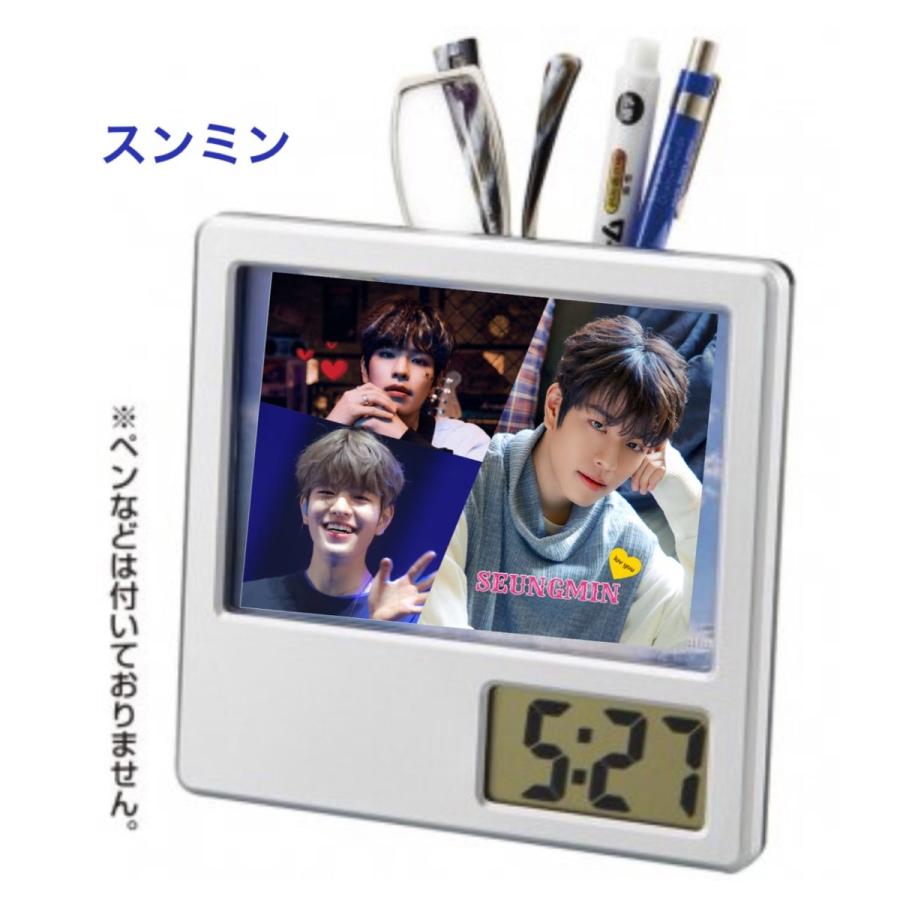 スンミン Straykids ストレイキッズ スキズ 写真入り ペン立て付き