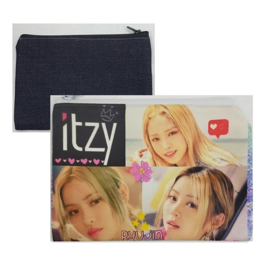 リュジン itzy イッジ フラット ポーチ 韓流 グッズ rc092-1