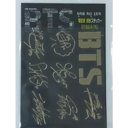 BTS 防弾少年団 サインステッカー シール 韓流 グッズ ru001-1