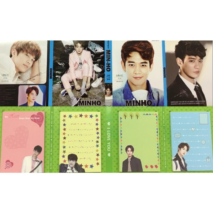 Minho ミノ Shinee シャイニー 4連 メモ帳 韓流 グッズ Sd022 6 Sd022 6 アンジーソウル 通販 Yahoo ショッピング