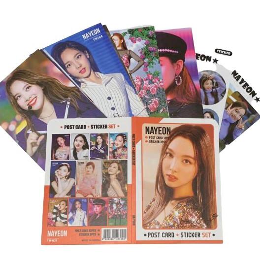 TWICE ナヨン ポストカードセット ステッカー ハガキ 韓流 グッズ 