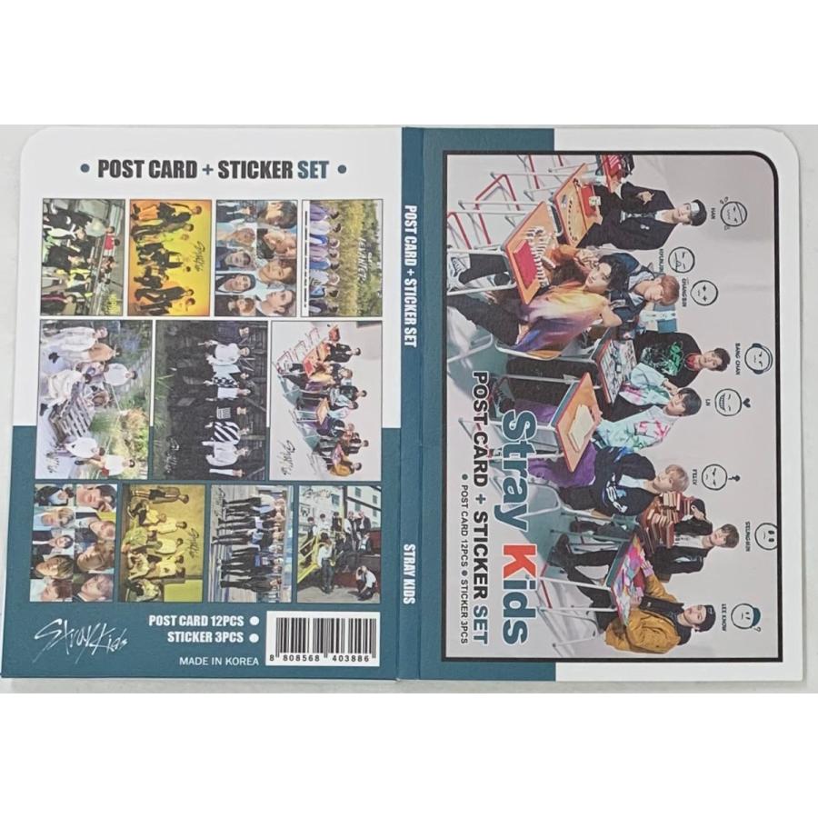 straykids  ポストカード StrayKids ストレイキッズ スキズ ポストカード ステッカーセット