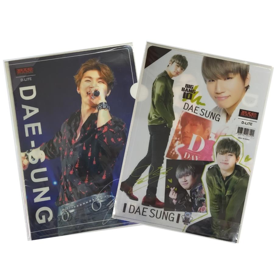 テソン D-LITE ビッグバン BIGBANG A4 クリアファイル 韓流 グッズ 