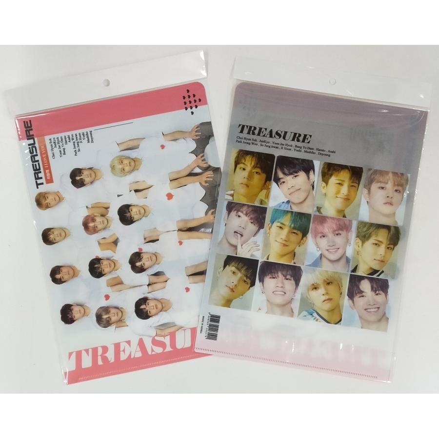 TREASURE トレジャー クリアファイル A4 韓流 グッズ tk156-0