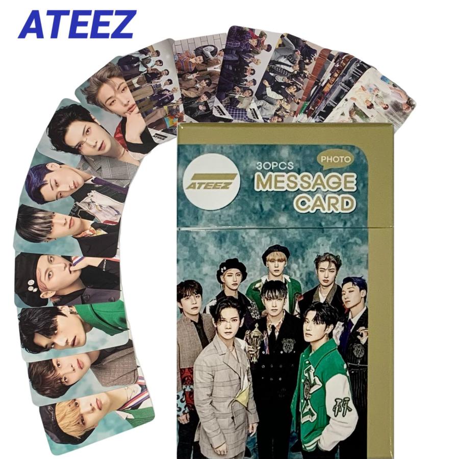 ATEEZ エイティーズ フォトメッセージカード 30P トレカ カード
