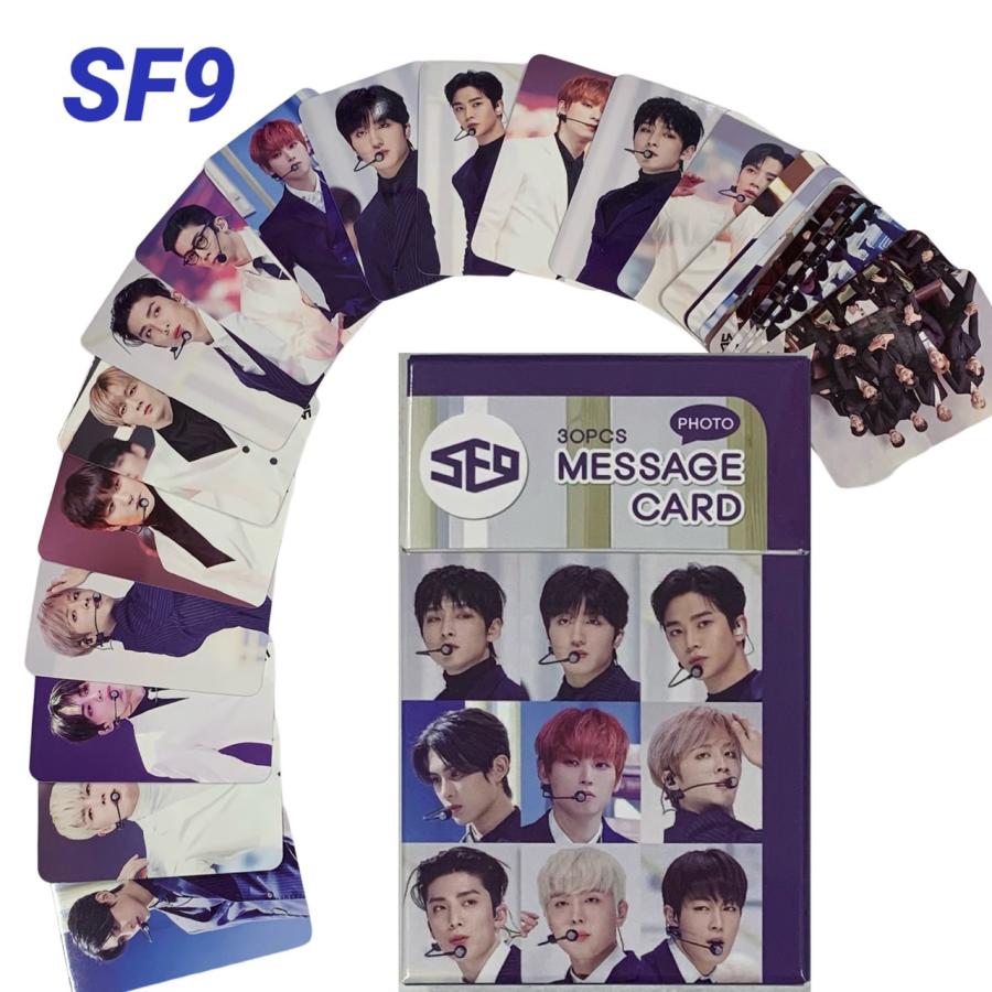 SF9 フォトメッセージカード 30P トレカ カード 韓流 グッズ tv008-1 