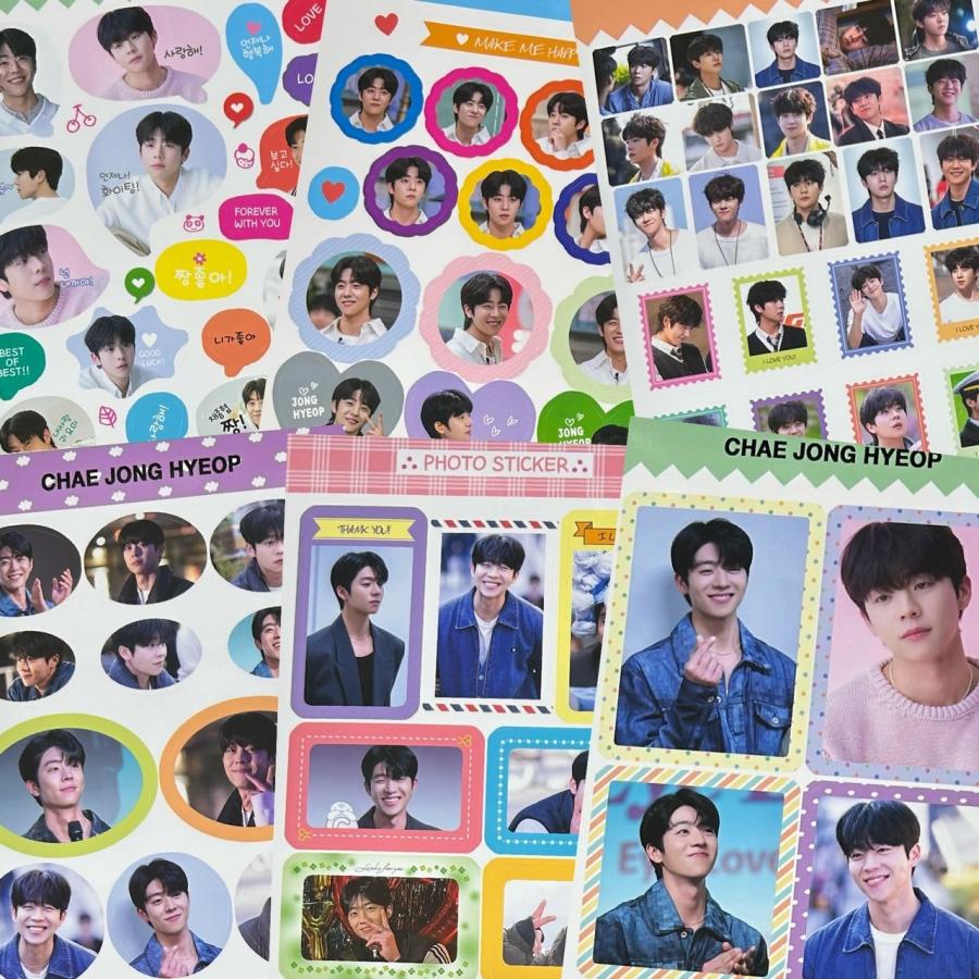 チェジョンヒョプ ステッカーブック STICKER BOOK シール 韓流 グッズ アンヒョソプ ロウン ファンミニョン チチャンウク ジョングク シール