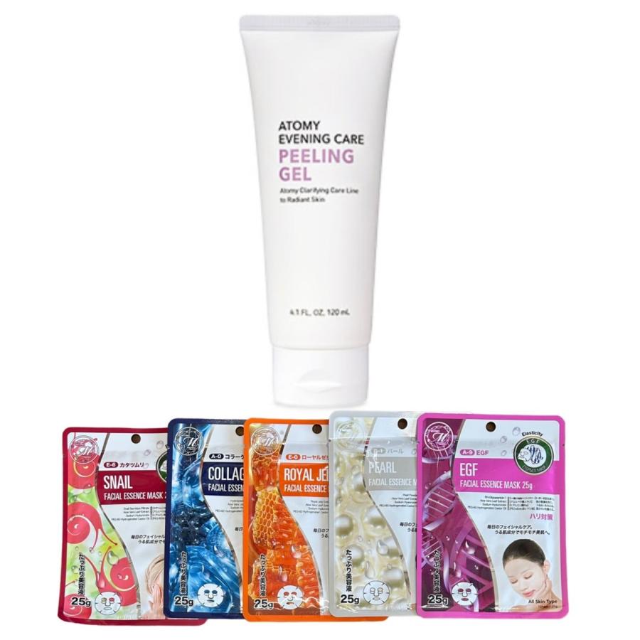 国内発送 Atomyアトミ ピーリングジェル 120ml マスクシートおまけ付き