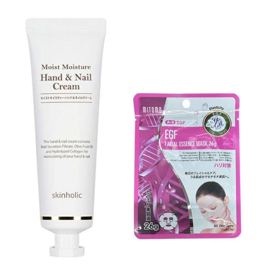 スキンホリック ハンド ネイル クリーム Skin Holic カタツムカタツムリ分泌液 保湿成分 配合 マスクシート おまけ付 Zt081 1 Zt081 1 アンジーソウル 通販 Yahoo ショッピング