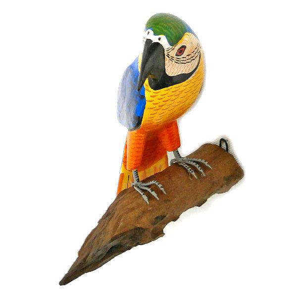 南国 カラフル バード 壁掛け 木の枝 鳥 33cm 鳥の置物 鳥のオブジェ 鳥の飾り アジアン バリ タイ 雑貨 インテリア エクステリア Erab アジアン雑貨アンカサ 通販 Yahoo ショッピング