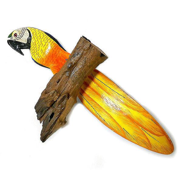 南国 カラフル バード 壁掛け 木の枝 鳥 33cm 鳥の置物 鳥のオブジェ 鳥の飾り アジアン バリ タイ 雑貨 インテリア エクステリア Erab アジアン雑貨アンカサ 通販 Yahoo ショッピング