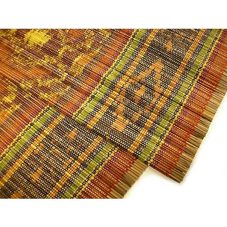 イカットのすだれ 簾 ワイド 茶 こげ茶 黒 43ｘ140ｃｍ アジアン雑貨 バリ雑貨 タイ エスニック おしゃれなすだれ Ikt1503b アジアン雑貨アンカサ 通販 Yahoo ショッピング