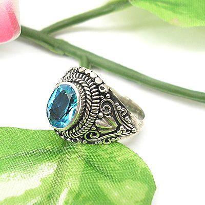 アジアン雑貨 エスニック シルバー アクセサリー リング 指輪 【8号