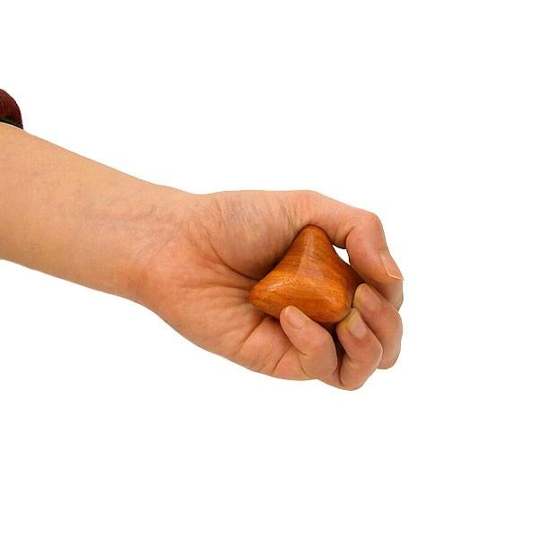ツボ押し マッサージキューブ 木製 直径6cm 単品 タイ雑貨 バリ