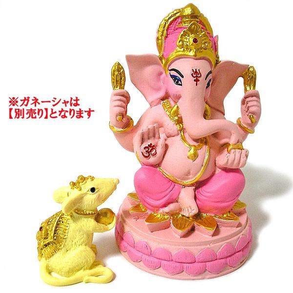 ガネーシャのねずみ 単品 置物 レジン 卓上インテリア [H.約5cm ガネーシャのねずみ 単品 置物 レジン 卓上インテリア [H.約5cm