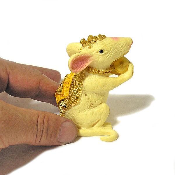 ガネーシャのねずみ 単品 イエロー [H.約7.5cm] アジアン おしゃれな